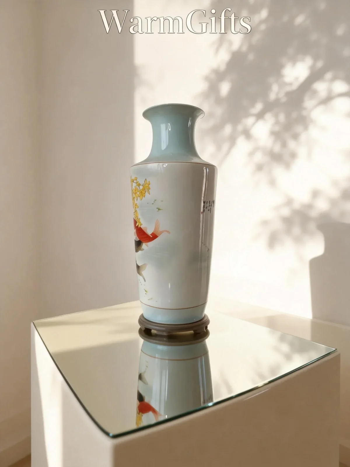 Golden Bell Bottle Winter Jasmine Koi