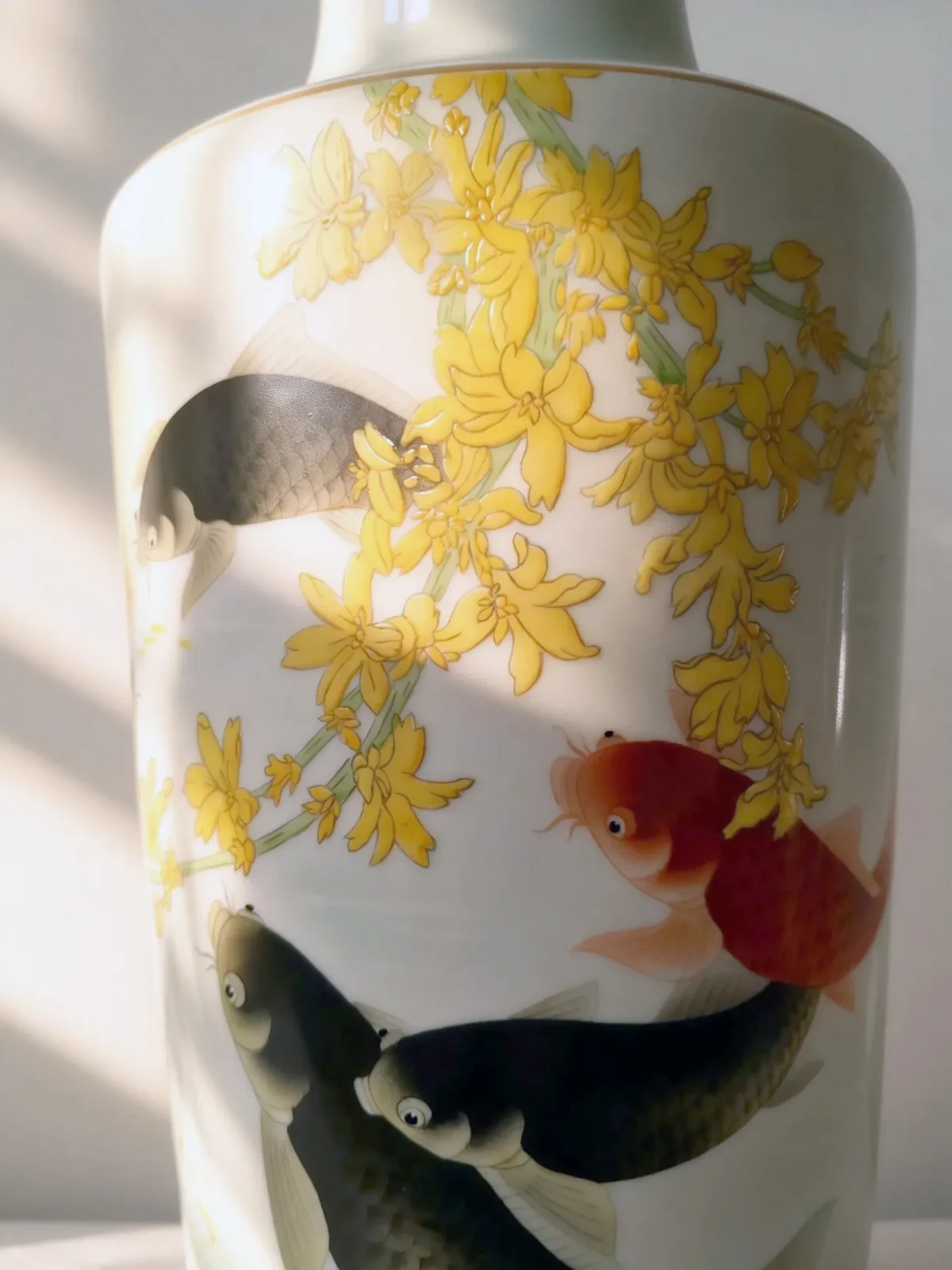 Golden Bell Bottle Winter Jasmine Koi