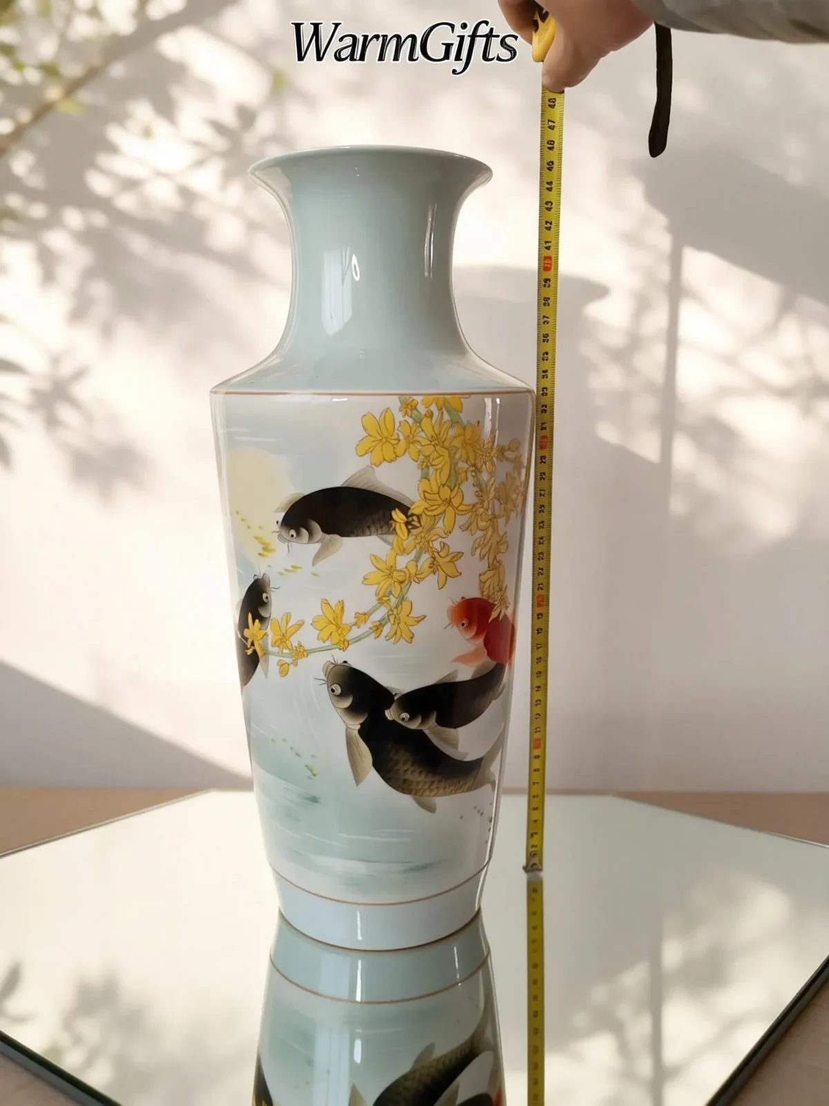 Golden Bell Bottle Winter Jasmine Koi