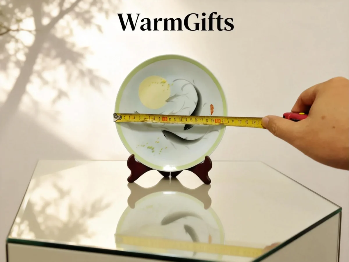 Yu06 Fish Leaping Clear Waves Porcelain Plate