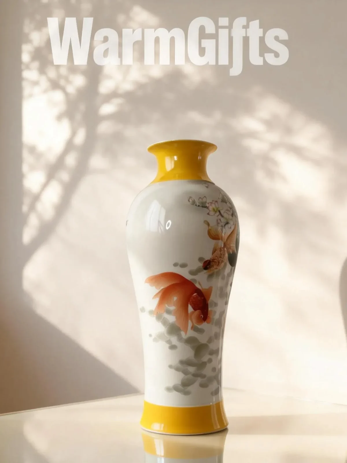 Guanyin Bottle Magnolia Goldfish
