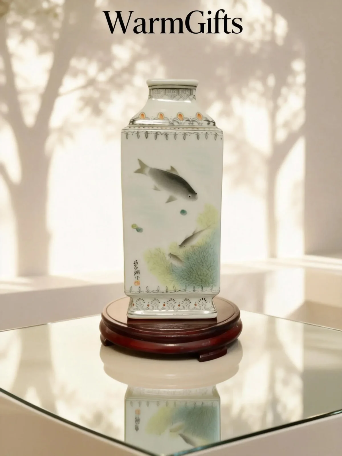 Square Bottle Antique-Style Bottle