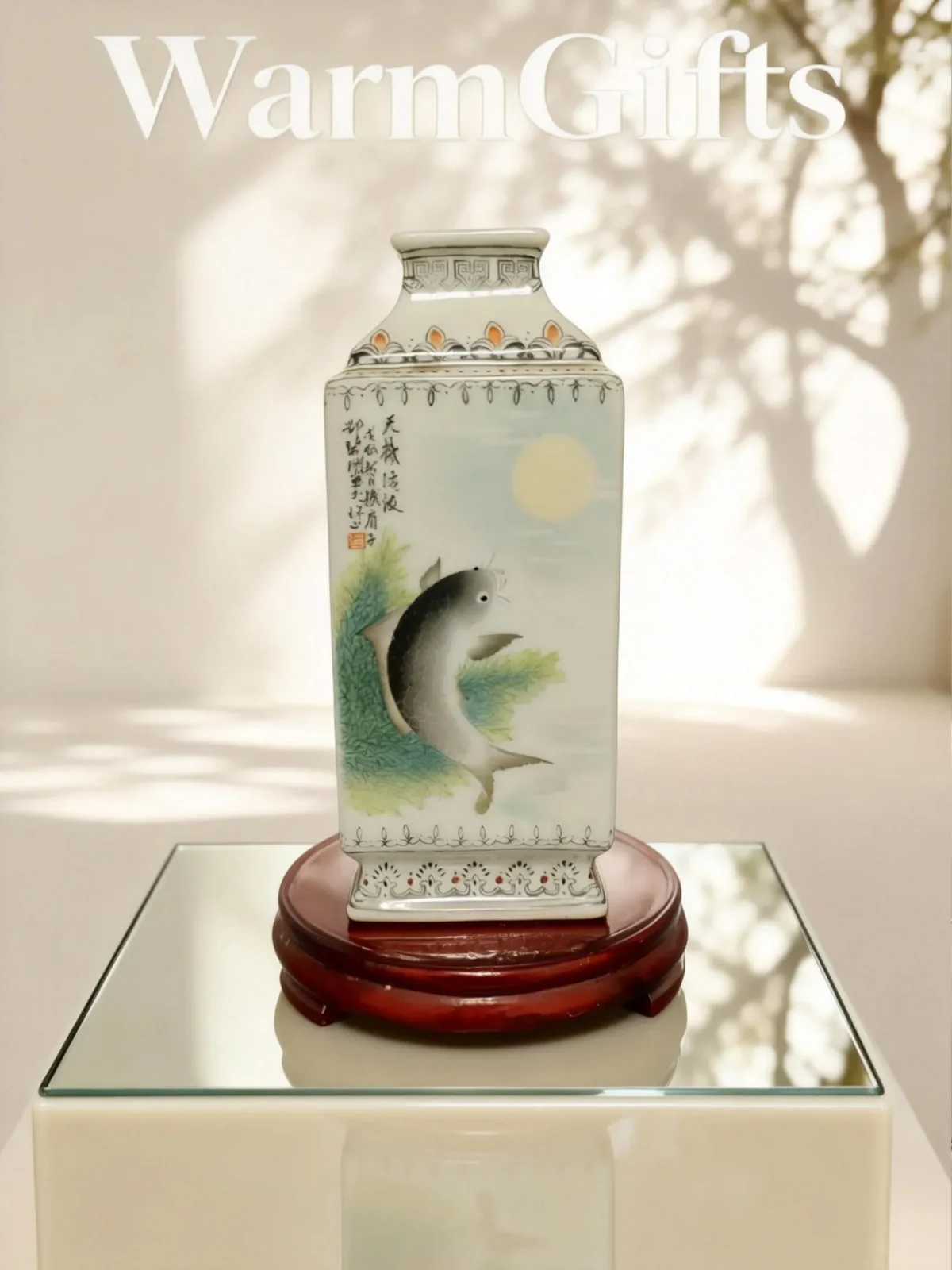 Square Bottle Antique-Style Bottle