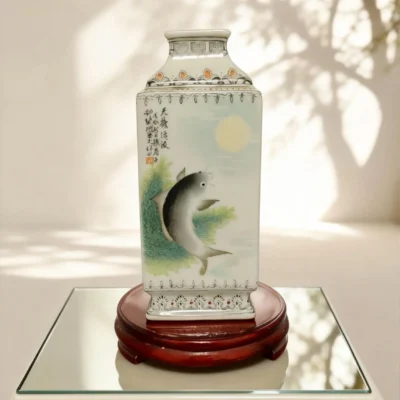 Square Bottle Antique-Style Bottle