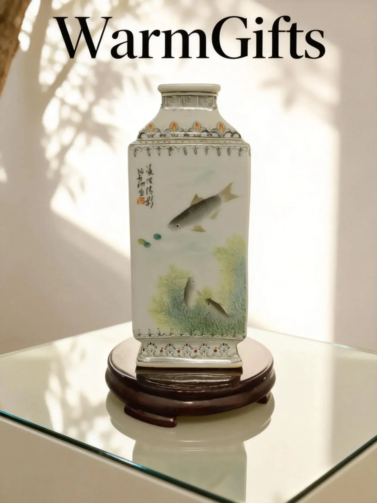 Square Bottle Antique-Style Bottle