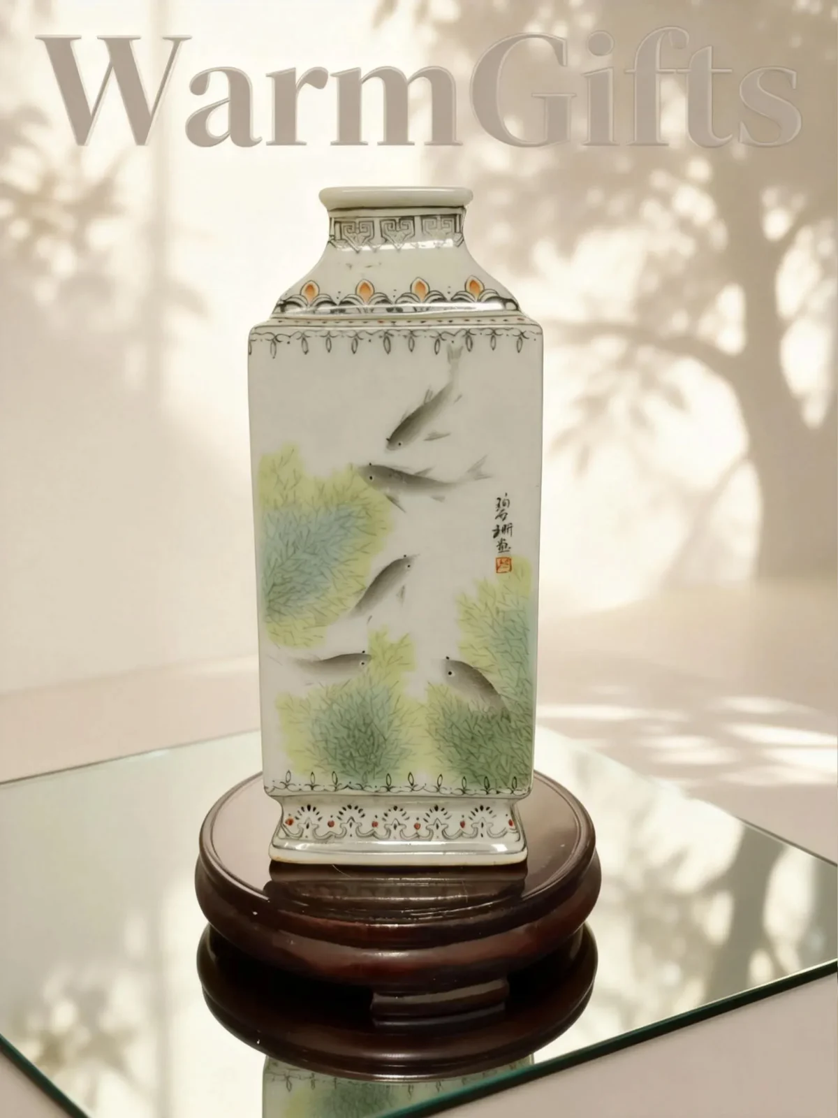 Square Bottle Antique-Style Bottle