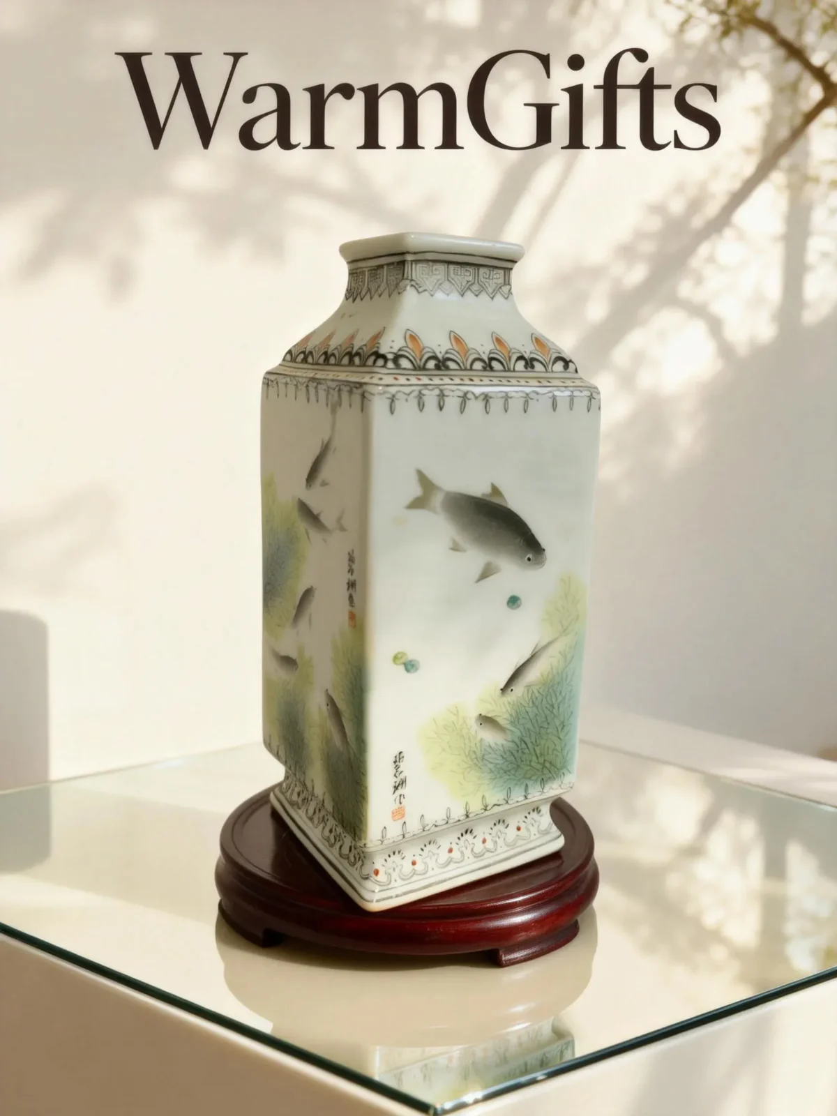 Square Bottle Antique-Style Bottle