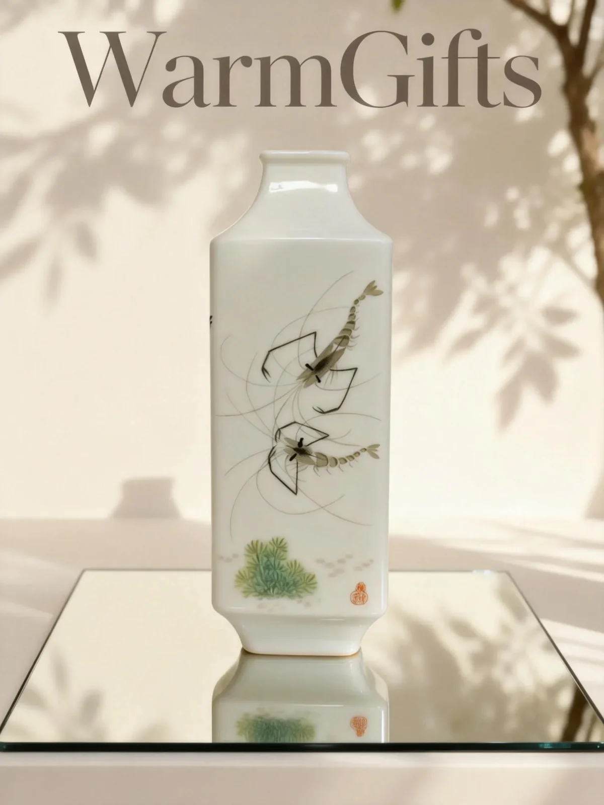 Square Bottle Fish and Shrimp