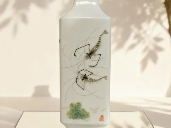 Square Bottle Fish and Shrimp