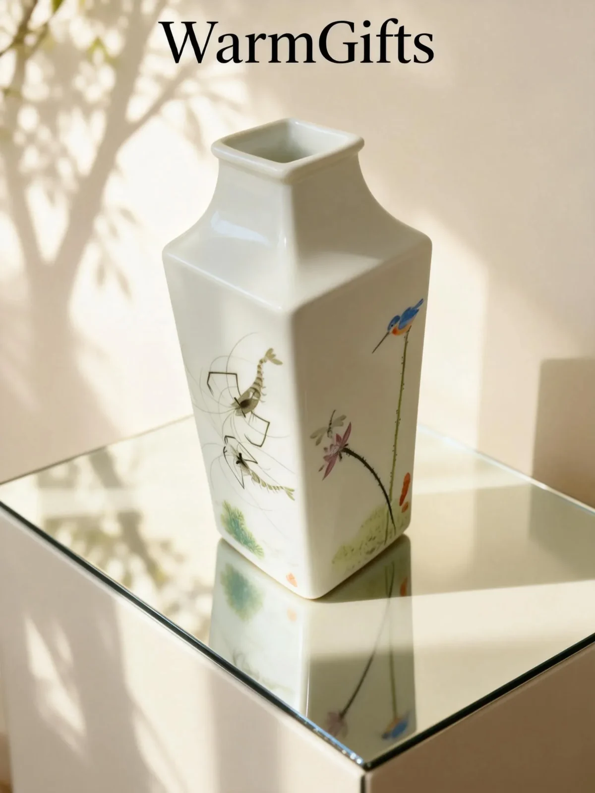 Square Bottle Fish and Shrimp